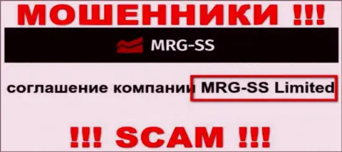 Юридическое лицо компании MRG-SS Com - это MRG SS Limited, инфа взята с официального сайта