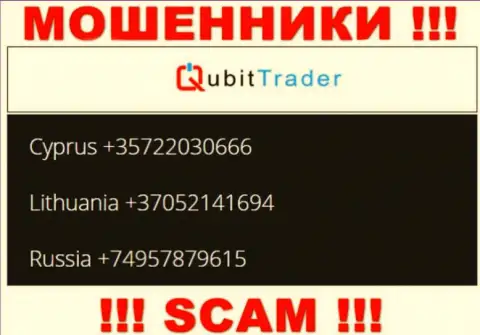 В запасе у интернет-обманщиков из QubitTrader есть не один номер