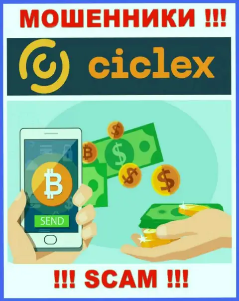 Ciclex не внушает доверия, Криптовалютный обменник - это то, чем промышляют эти internet мошенники
