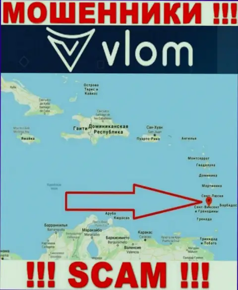 Организация Влом Ком это интернет-мошенники, отсиживаются на территории Saint Vincent and the Grenadines, а это оффшорная зона