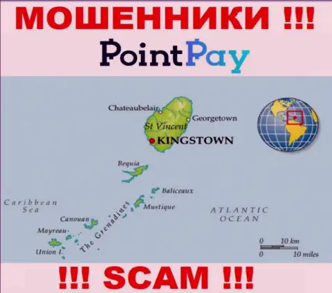 Point Pay - это интернет мошенники, их адрес регистрации на территории St. Vincent & the Grenadines