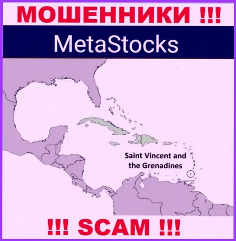 Из компании Meta Stocks деньги вернуть невозможно, они имеют офшорную регистрацию: Kingstown, St. Vincent and the Grenadines