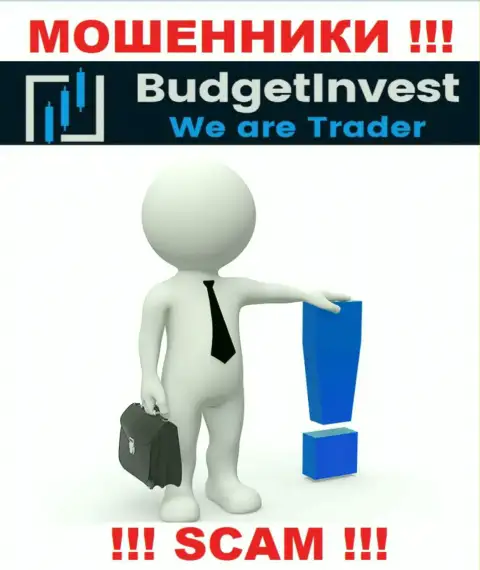 Budget Invest - это мошенники !!! Не говорят, кто ими руководит