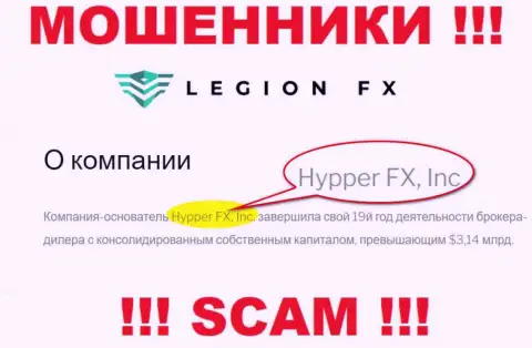 ГипперФХ, Инк принадлежит конторе - HypperFX, Inc