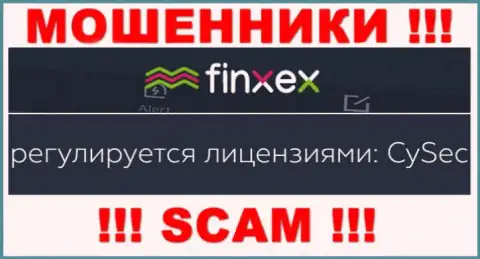 Постарайтесь держаться от компании Finxex как можно дальше, которую курирует мошенник - Cyprus Securities and Exchange Commission (CySEC)