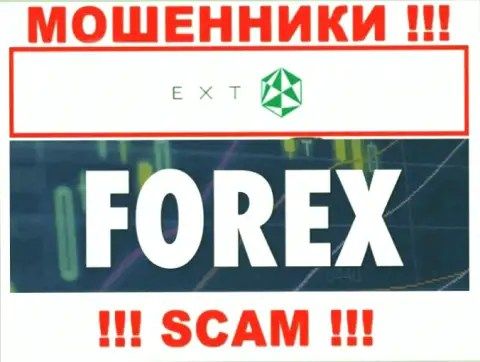 ФОРЕКС - это направление деятельности мошенников EXT