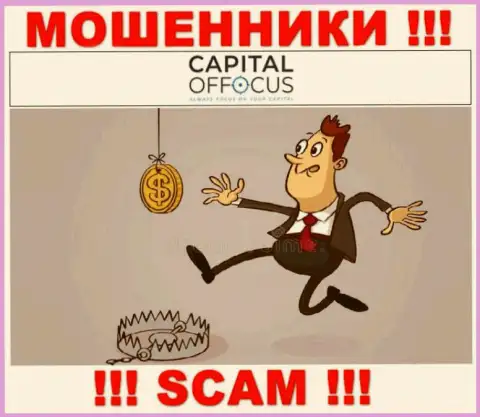 Обещания получить доход, расширяя депозит в ДЦ КапиталОфФокус Ком - это РАЗВОДНЯК !!!