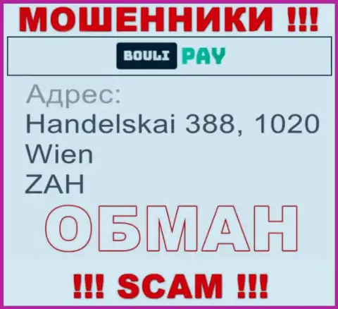 Организация Bouli-Pay Com показала ложный официальный адрес на своем официальном онлайн-сервисе