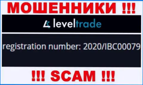 LevelTrade как оказалось имеют номер регистрации - 2020/IBC00079
