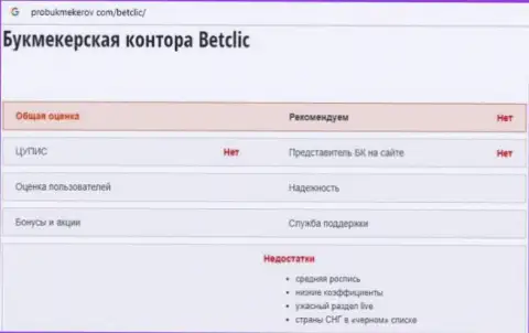 BetClic Com - это ВОРЮГИ ! Крадут денежные средства лохов (обзор)