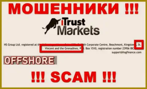 Махинаторы Trust-Markets Com засели на территории - St. Vincent and the Grenadines, чтоб спрятаться от ответственности - МОШЕННИКИ