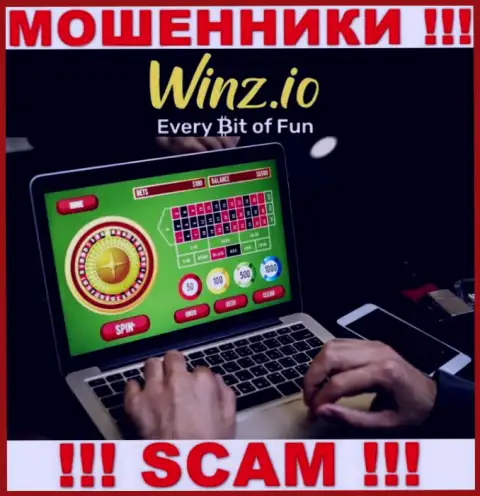 Вид деятельности мошенников Winz Casino - это Казино, однако знайте это разводилово !!!