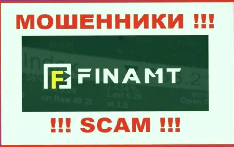 Логотип МОШЕННИКА Finamt Com