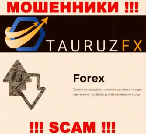 FOREX - это то, чем занимаются мошенники TauruzFX Com