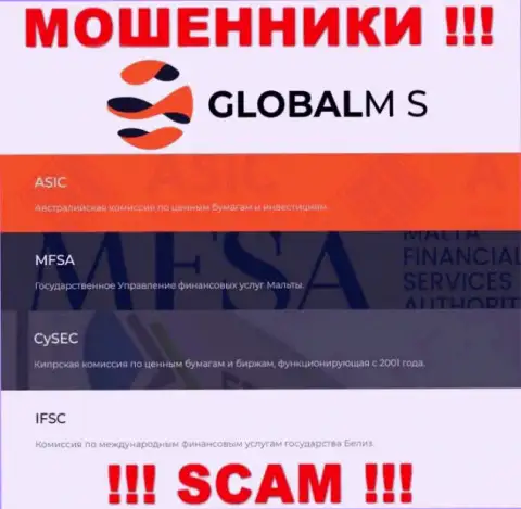 GlobalMS прикрывают свою деятельность мошенническим регулирующим органом - CySEC
