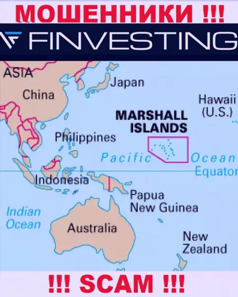Marshall Islands - это официальное место регистрации конторы Finvestings Com