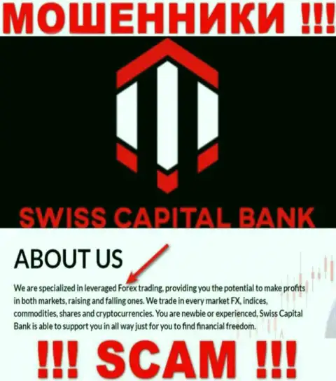 ФОРЕКС - в этом направлении предоставляют услуги мошенники Swiss C Bank