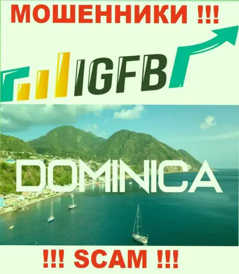 На информационном портале ИГЭФБ сказано, что они находятся в оффшоре на территории Содружество Доминики