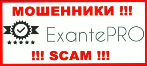 Логотип ЛОХОТРОНЩИКА EXANTE Pro