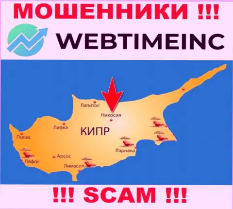 Контора WebTime Inc - это мошенники, находятся на территории Nicosia, Cyprus, а это оффшорная зона