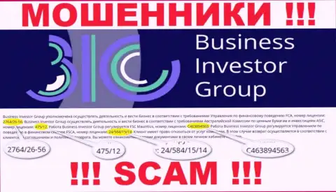 Хотя Business Investor Group и представляют лицензию на информационном ресурсе, они все равно ШУЛЕРА !