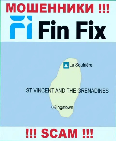 ФинФикс Ворлд расположились на территории St. Vincent & the Grenadines и свободно сливают деньги