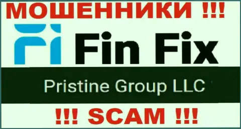 Юр. лицо, которое владеет internet-мошенниками ФинФикс Ворлд - это Pristine Group LLC