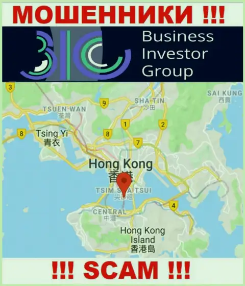 Офшорное место регистрации Бизнес Инвестор Групп - на территории Hong Kong
