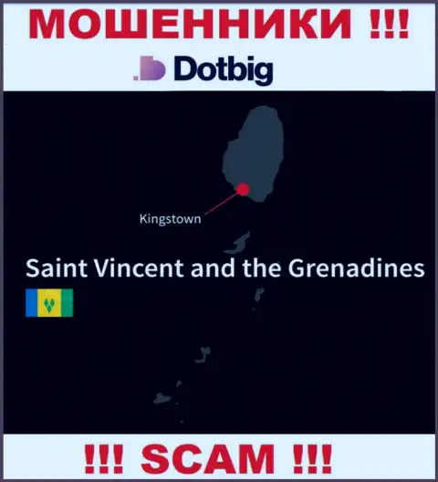 DotBig имеют оффшорную регистрацию: Kingstown, St. Vincent and the Grenadines - будьте бдительны, кидалы