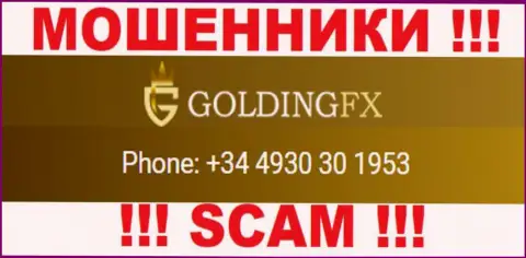 Мошенники из организации GoldingFX Net названивают с разных номеров телефона, БУДЬТЕ ОЧЕНЬ ВНИМАТЕЛЬНЫ !!!