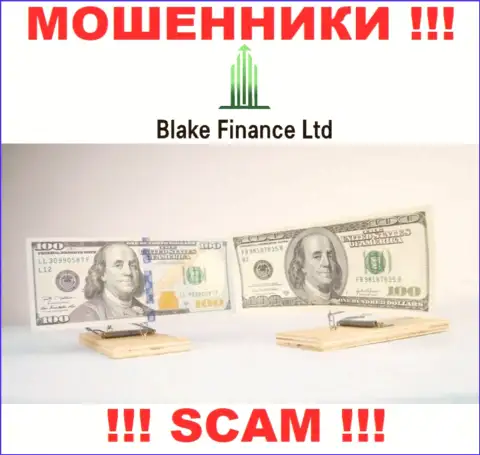 В Blake Finance Ltd вынуждают заплатить дополнительно сборы за возвращение денег - не ведитесь
