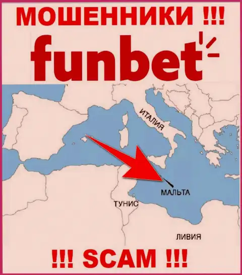 Организация ФанБет это интернет шулера, обосновались на территории Malta, а это оффшор