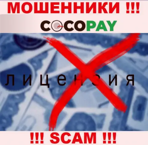 Мошенники Coco Pay не смогли получить лицензии, не советуем с ними взаимодействовать