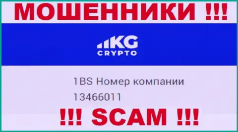 Рег. номер организации CryptoKG, Inc, в которую деньги советуем не вводить: 13466011