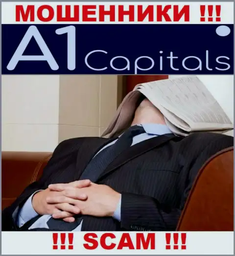 Компания A1 Capitals - это ЛОХОТРОНЩИКИ !!! Действуют нелегально, так как у них нет регулятора