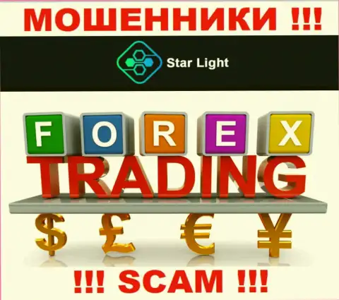 Не отдавайте финансовые средства в СтарЛайт 24, род деятельности которых - Forex