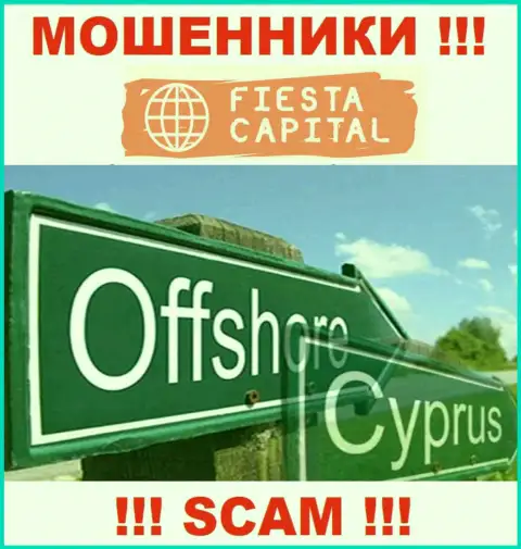 Оффшорные интернет-мошенники Fiesta Capital прячутся тут - Cyprus
