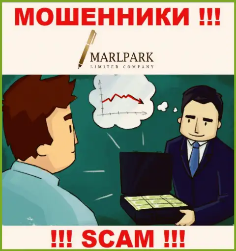 Никакой комиссии и налоговых сборов для возвращения финансовых активов с Marlpark Ltd не вводите - это развод