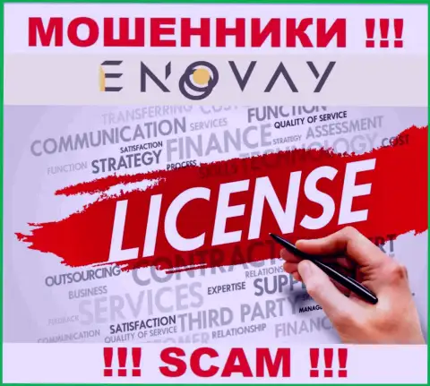 У ЭноВэй нет разрешения на осуществление деятельности в виде лицензионного документа - это МОШЕННИКИ
