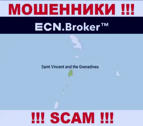Пустив корни в оффшоре, на территории St. Vincent and the Grenadines, ECN Broker не неся ответственности лишают денег лохов