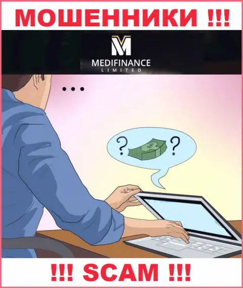 Вас склоняют internet мошенники Medi Finance Limited к совместной работе ??? Не ведитесь - ограбят