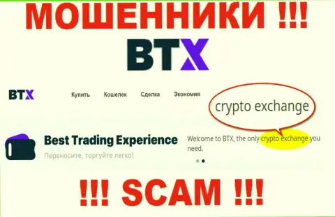 Крипто торговля - это вид деятельности незаконно действующей компании BTX