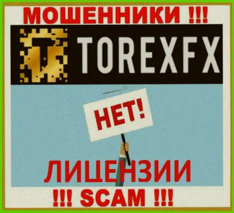 Махинаторы Torex FX работают нелегально, поскольку у них нет лицензии !!!